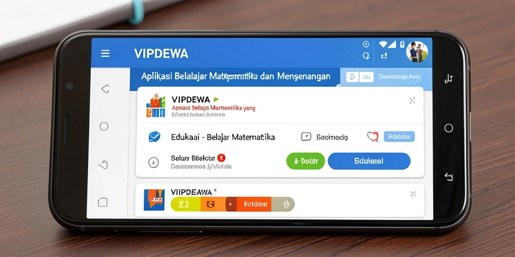 Tampilan antarmuka VIPDEWA yang interaktif dan informatif.