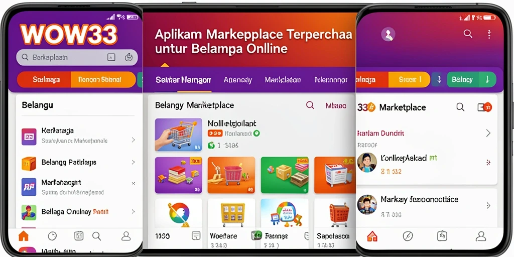 Tampilan antarmuka WOW33 yang menarik dan fungsional untuk belanja.